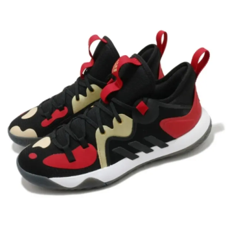 Giày Adidas Harden Stepback 2 Black/Gold/Scarlet FZ1386 - Ảnh 5