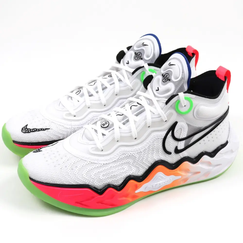 Alternative view of Giày Nike Air Zoom G.T. Run 'White Multi Neon' DX4110-101