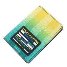 Ví Louis Vuitton Pocket Organizer 'Green' M81320 - Ảnh 4