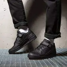 Alternative view of Giày Adidas Forum Low 'Triple Black' GV9766