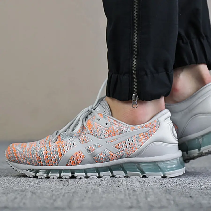 Alternative view of Giày Asics Gel-Quantum 360 Knit 'Grey Orange' T890N-9609