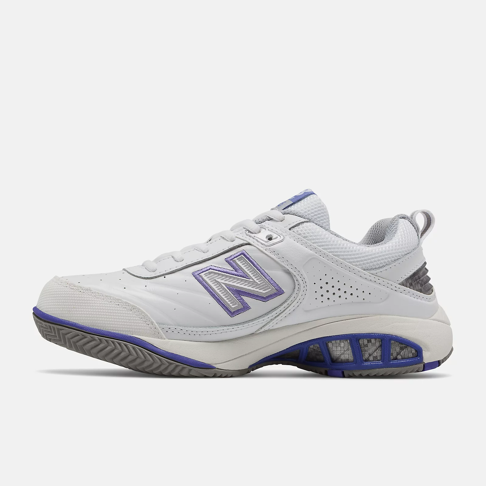 Giày New Balance 806 Series White Ladies 'White Purple' WC806W - Ảnh 5