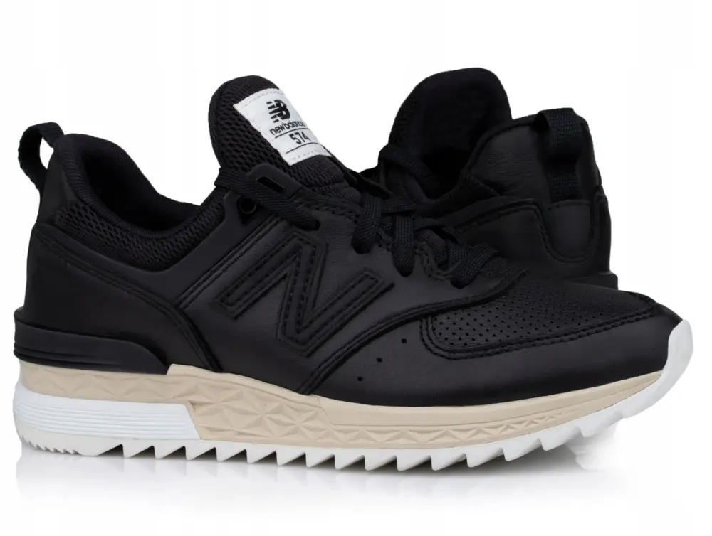 Giày New Balance 574 Sport 'Black Tan' MS574LSB - Ảnh 3