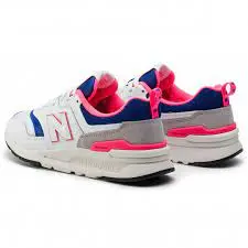 Giày New Balance 997 'White Pink Blue' CM997HAJ - Ảnh 7