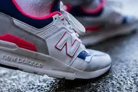 Giày New Balance 997 'White Pink Blue' CM997HAJ - Ảnh 4
