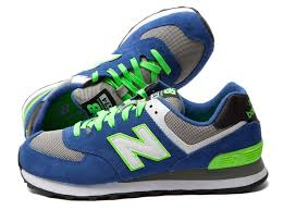 Giày New Balance 574 'Blue Neon' ML574CBG - Ảnh 6