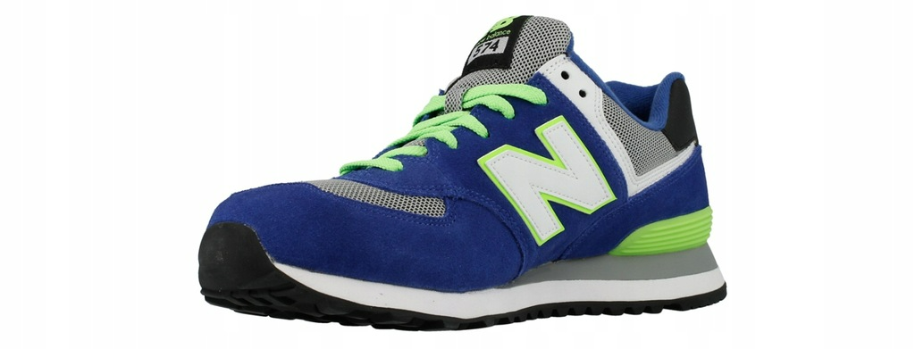 Giày New Balance 574 'Blue Neon' ML574CBG - Ảnh 5