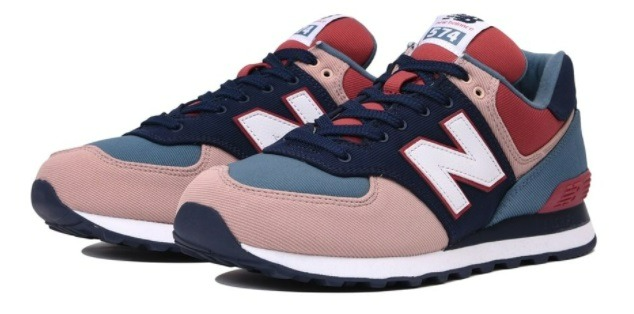 Giày New Balance 574 Red Blue ML574INA - Ảnh 6