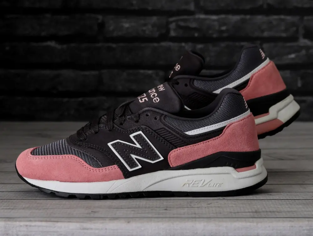 Alternative view of Giày New Balance 997 'Gray Pink White' ML997HDN