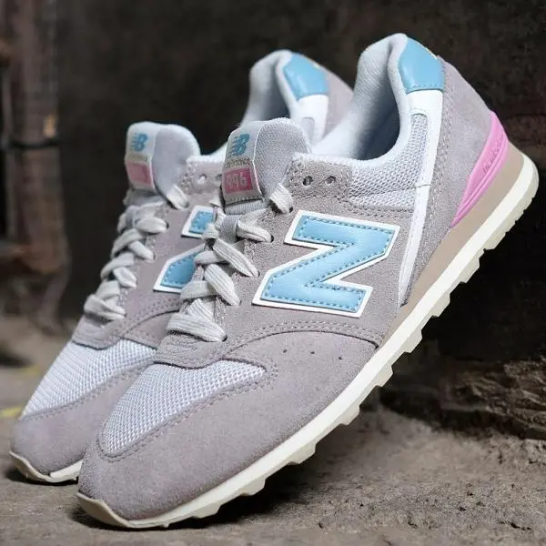 Giày (WMNS) New Balance 996 'Grey Blue Pink' WL996COL - Ảnh 5