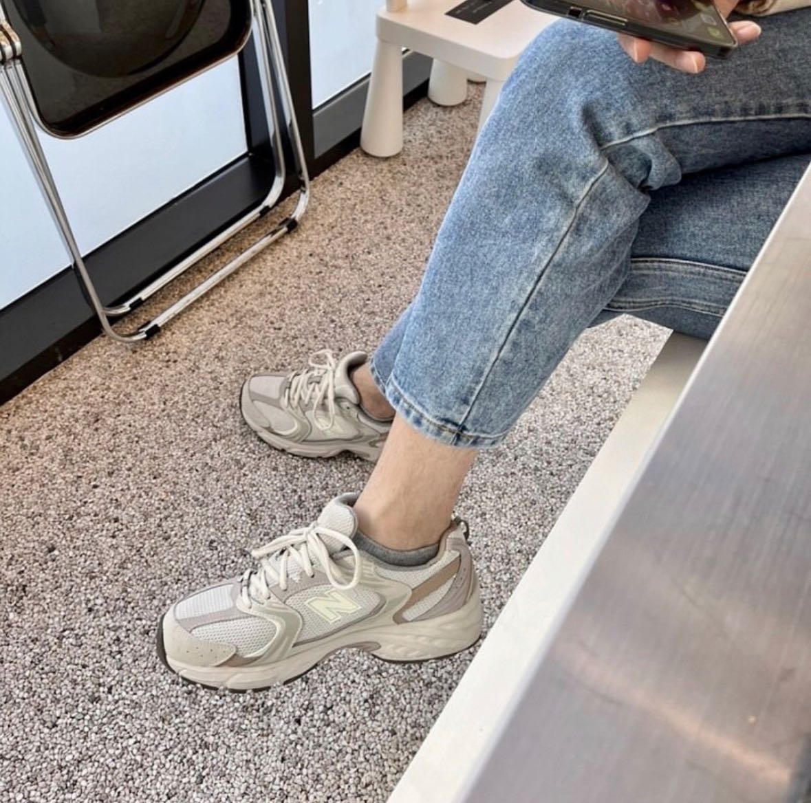 Giày New Balance 530 'Cream Beige' MR530KOB - Ảnh 6