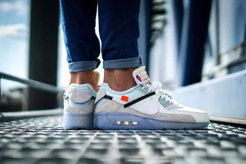 Alternative view of Giày Nike Air Max 90 'OFF-WHITE' AA7293-100