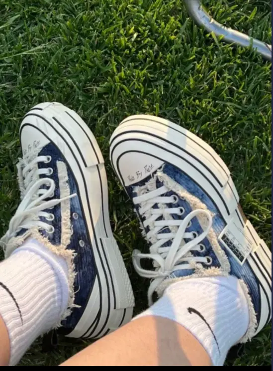 Alternative view of Giày xVESSEL G.O.P Lows Corduroy Tie Dye S21X15B