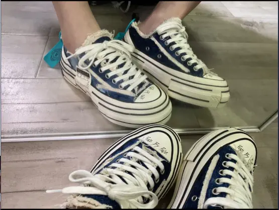 Giày xVESSEL G.O.P Lows Corduroy Tie Dye S21X15B - Ảnh 7