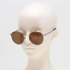 Kính Gucci sunglasses silver brown GG0944SA-003 - Ảnh 3