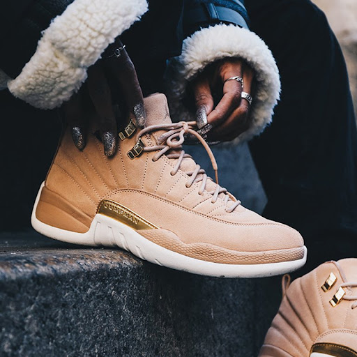 Giày Nike Wmns Air Jordan 12 Retro 'Vachetta Tan' AO6068-203 - Ảnh 6