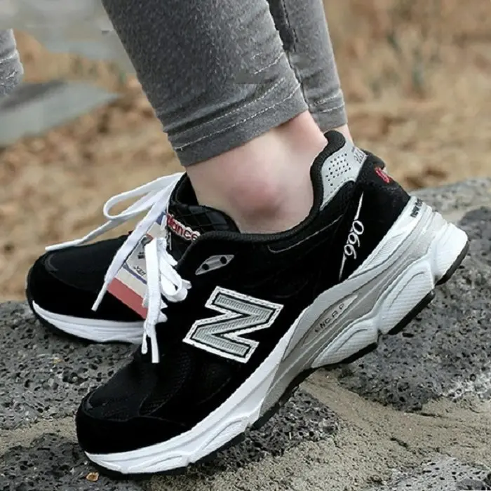 Giày New Balance 990v3 Made in USA 'Black White' W990BK3 - Ảnh 3