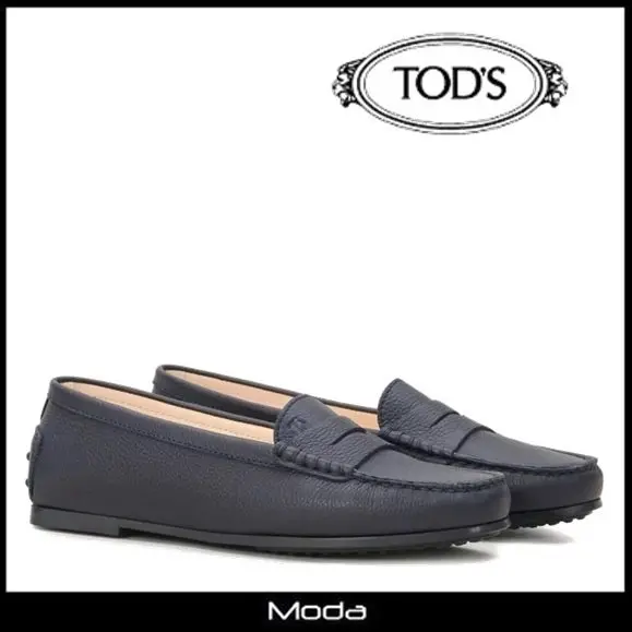 Alternative view of Giày Tod’s Moccasin City Cushion Tod’s Blue Leather XXW74B000105J1U824