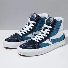 Giày Vans Sk8-Hi Reissue 'Warp Parisian Night Navy' VN0A4U3D21Q - Ảnh 3