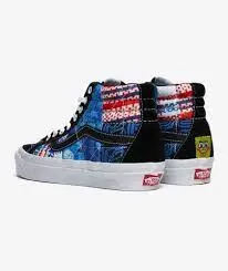 Giày Vans Sandy Liang x Sk8-Hi 38 DX 'Patchwork' VN0A54FB9ZP - Ảnh 5