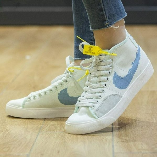 Giày Nike SB Blazer Court Mid 'Barely Green' DM8553-300 - Ảnh 3