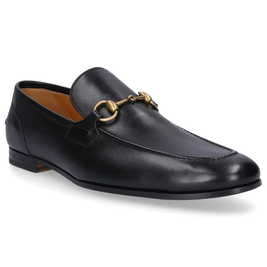 Alternative view of Giày Gucci Jordaan Leather Loafer 406994-BLM00-1000