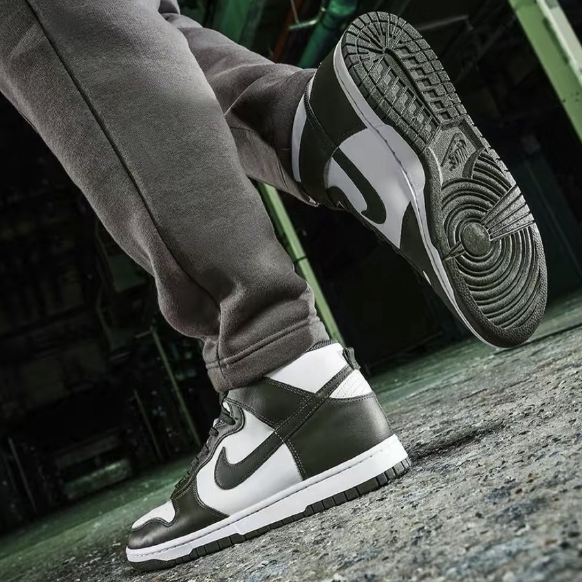 Giày Nike Dunk High Retro Cargo Khaki DD1399-107 - Ảnh 3