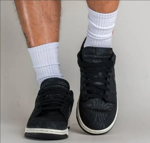 Giày Nike Dunk Low 'Black Canvas' DV7211-001 - Ảnh 3