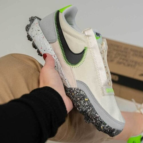 Giày Nike Waffle Racer Crater 'Pale Ivory Electric Green' CT1983-102 - Ảnh 5
