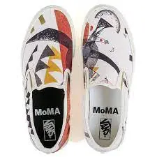 Giày Vans MoMA x Classic Slip-On 'Vasily Kandinsky's Orange' VN0A4U381ID - Ảnh 3