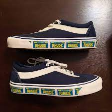 Giày Vans Rhude x Bold Ni 'Navy' VN0A3WLPTHG - Ảnh 5