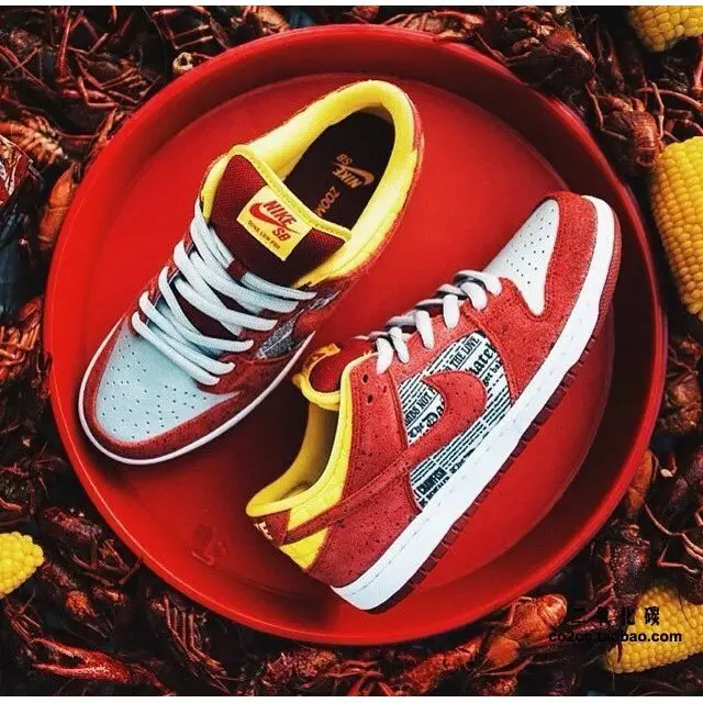 Giày Nike Dunk Low Premium SB QS 'Crawfish' 504750-660 - Ảnh 4