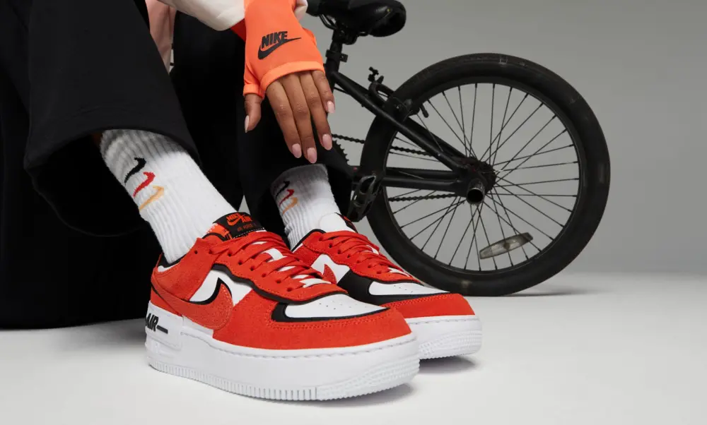 Alternative view of Giày Nike Air Force 1 Shadow 'Rush Orange' DQ8586-800