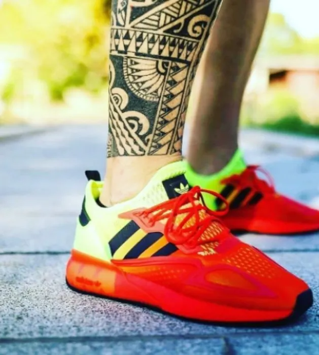 Giày Adidas ZX 2K Boost 'Solar Yellow Red' FW0482 - Ảnh 5