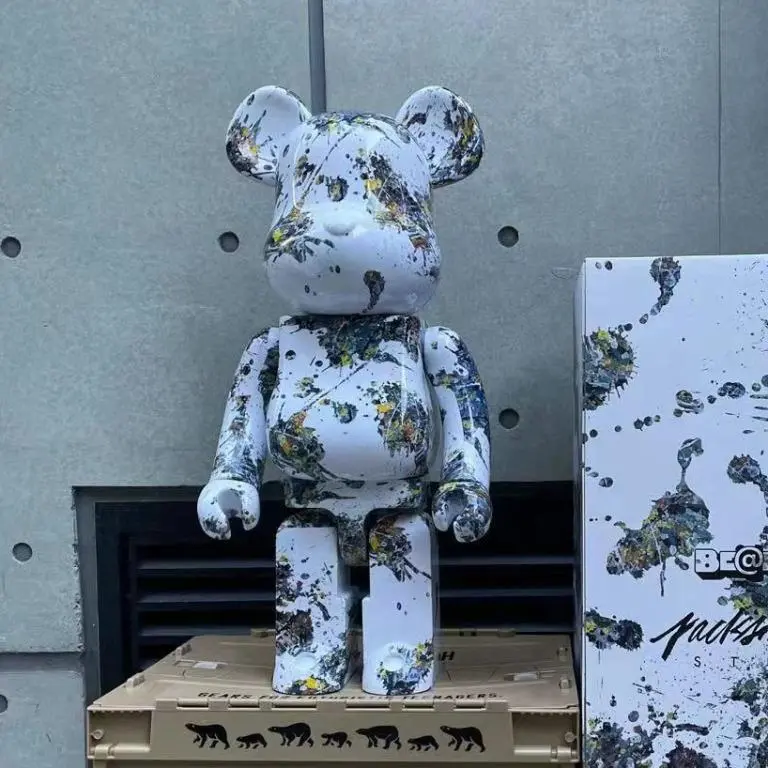 Mô Hình Bearbrick Jackson Pollock Splash 100% + 400% & 1000% - Ảnh 3