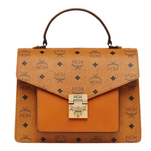 Túi MCM Patricia Pocket Satchel in Visetos MWE8SPA67CO001