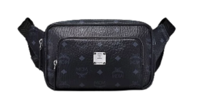 Túi MCM Small Fursten Belt Bag In Visetos 'Black' MMZBSFI03BK001