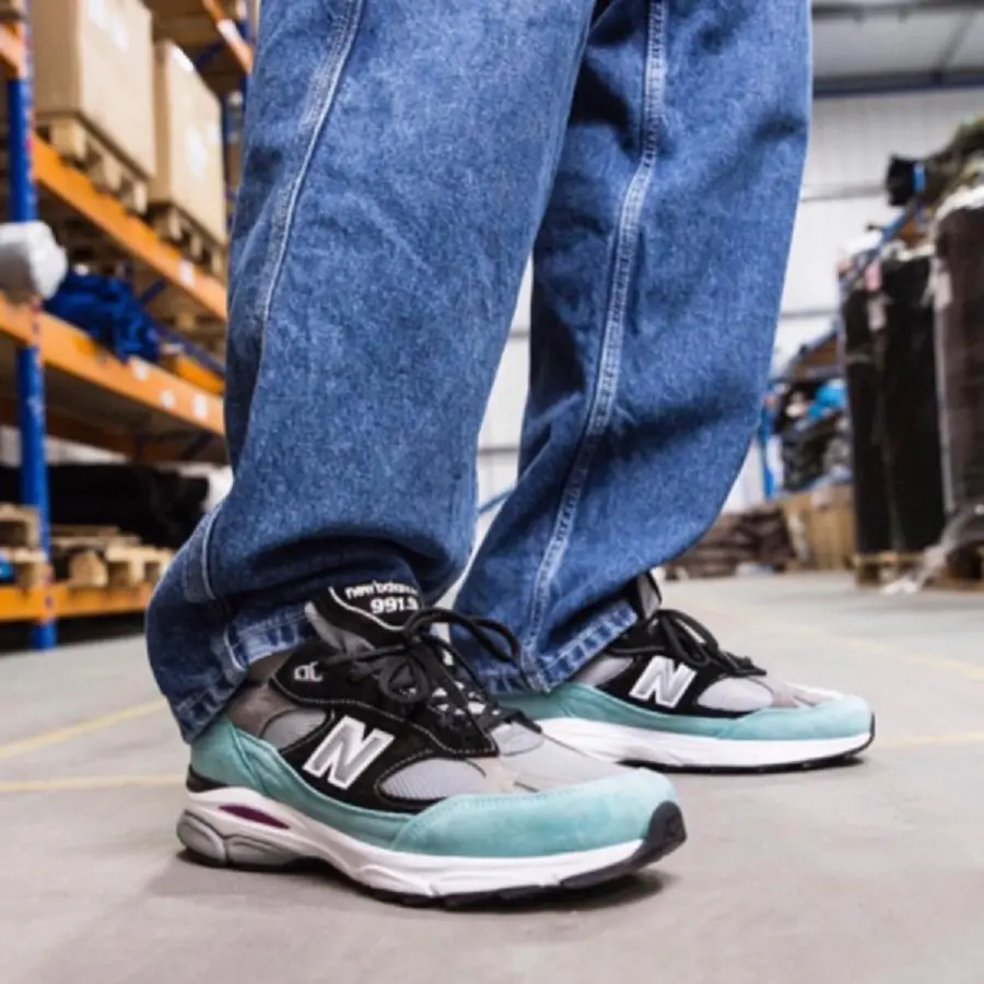 Giày New Balance 991.9 Made In UK ‘Light Tidepool’ M9919EC - Ảnh 3