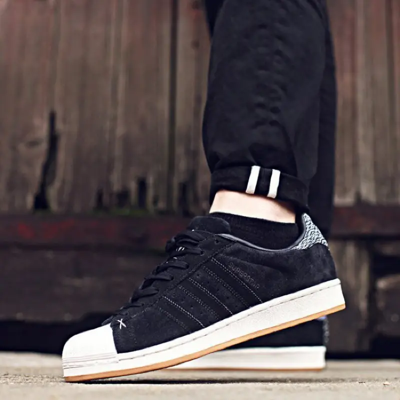 Giày Adidas Superstar 'Black Gum' B27737 - Ảnh 3