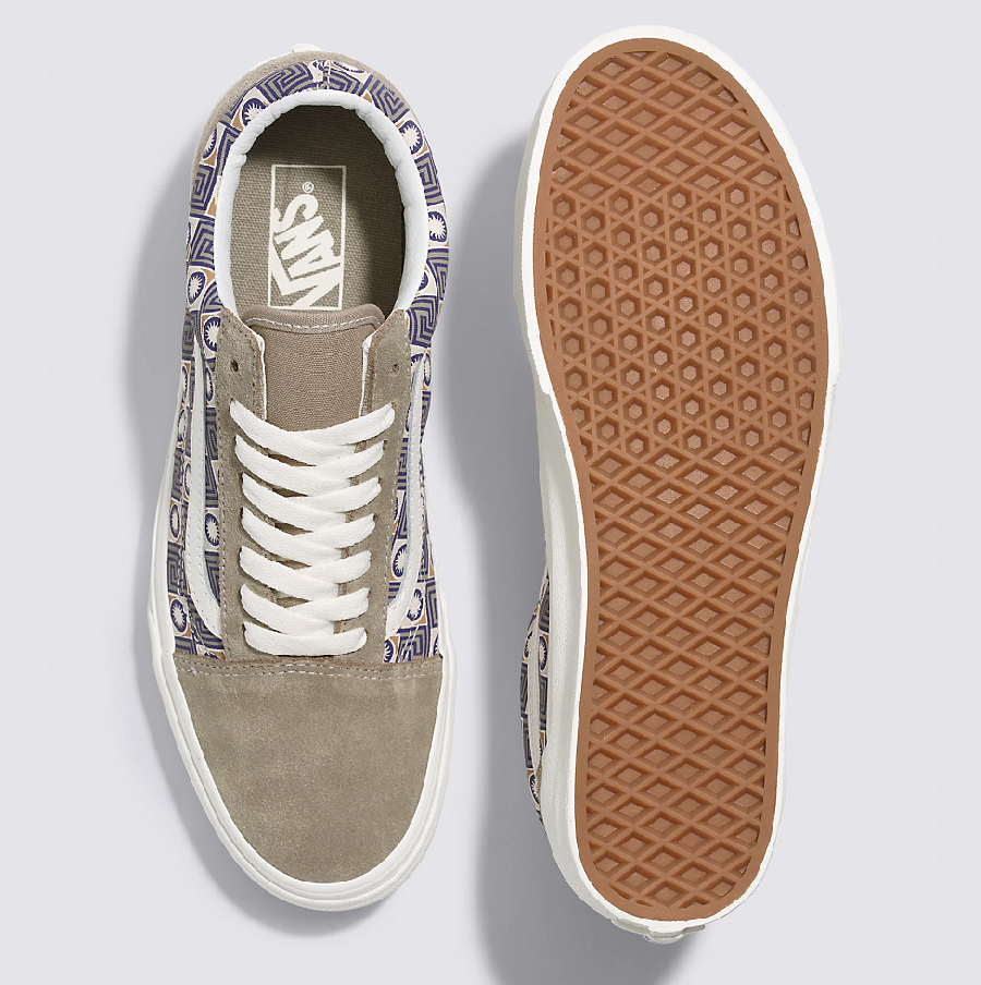 Giày Vans Old Skool Geo Trek 'Olive' VN0007NTOLV - Ảnh 2