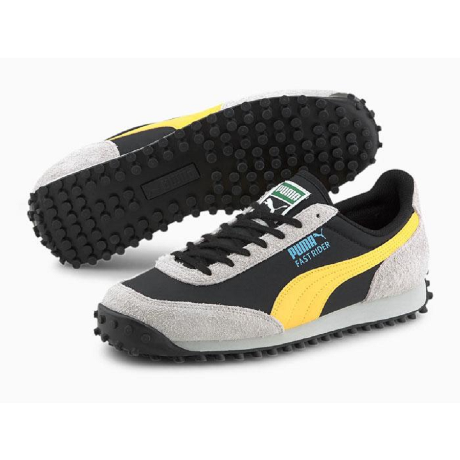 Giày Puma Fast Rider Fury 'Black Yellow' 371602-01 - Ảnh 3