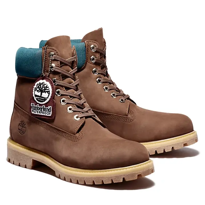 Alternative view of Giày Timberland Premium 6 Inch Boot in Dark Brown A2NAC931