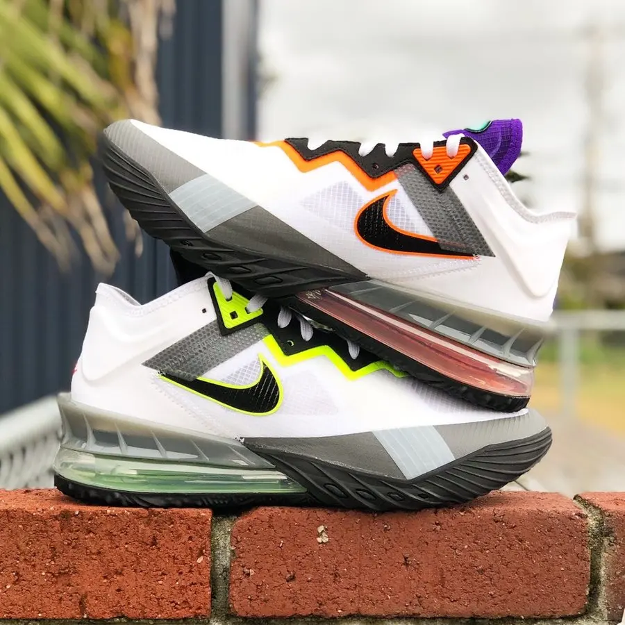 Giày Nike LeBron 18 Low EP 'Air Max 95 Greedy' CV7564-100 - Ảnh 5