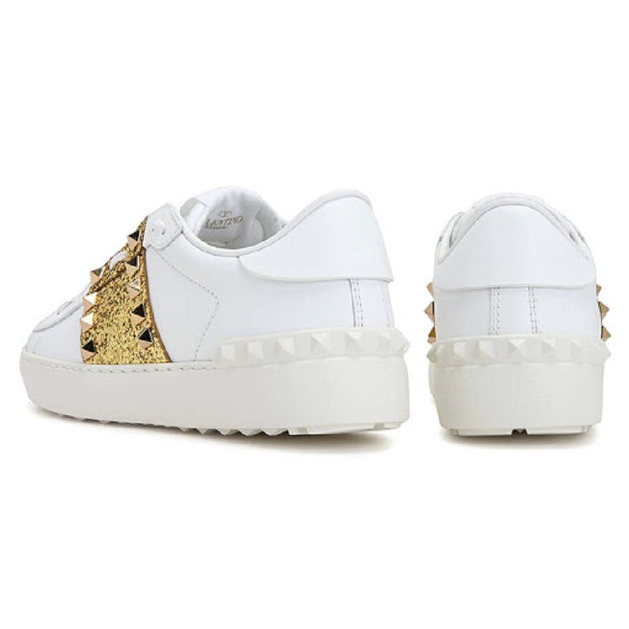 Giày Valentino Glitter Rockstud Untitled Women's Sneakers UW2S0A01TJQ 837 - Ảnh 4