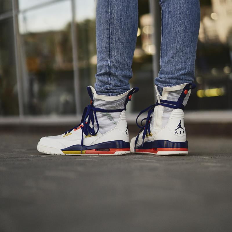 Giày Nike Wmns Air Jordan 3 RTR EXP Lite 'Sail Blue Void' BQ8394-100 - Ảnh 5