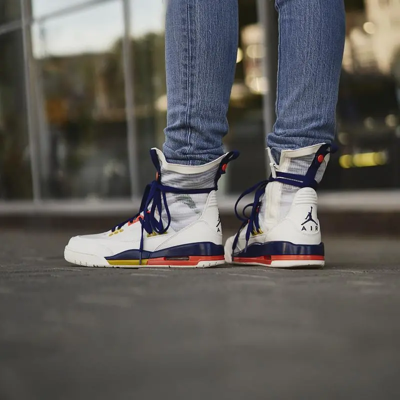 Giày Nike Wmns Air Jordan 3 RTR EXP Lite 'Sail Blue Void' BQ8394-100 - Ảnh 5