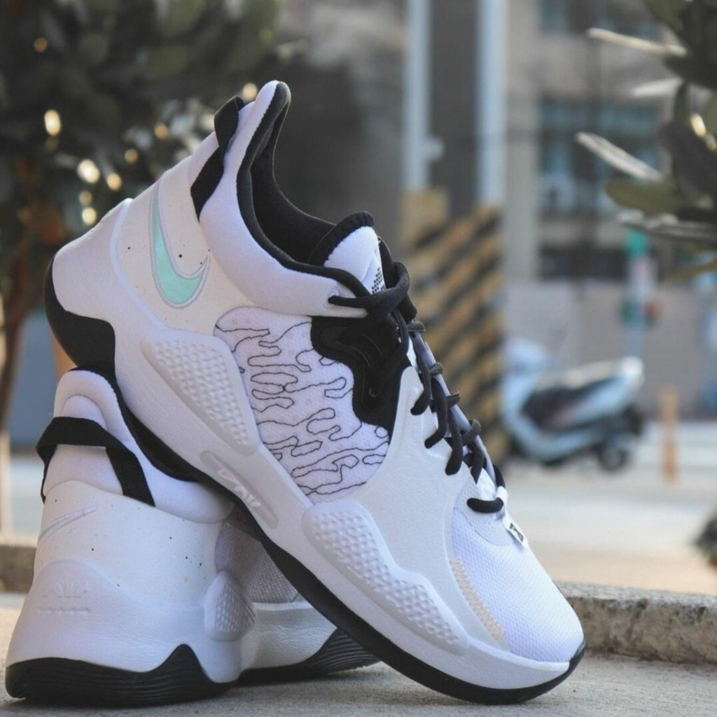 Giày Nike PG 5 'White Black' CW3143-100 - Ảnh 3