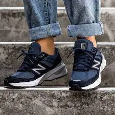 Giày New Balance 990 Made in USA ‘Navy Silver’ W990NV5 - Ảnh 4