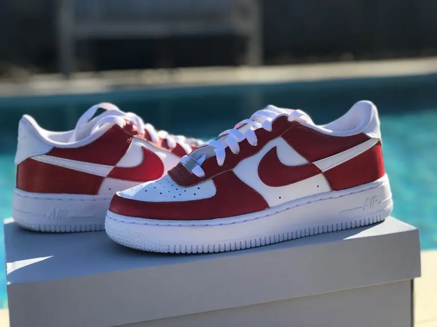 Giày Nike Air Force 1 ‘07 'Team Red White' AQ4134-600 - Ảnh 4