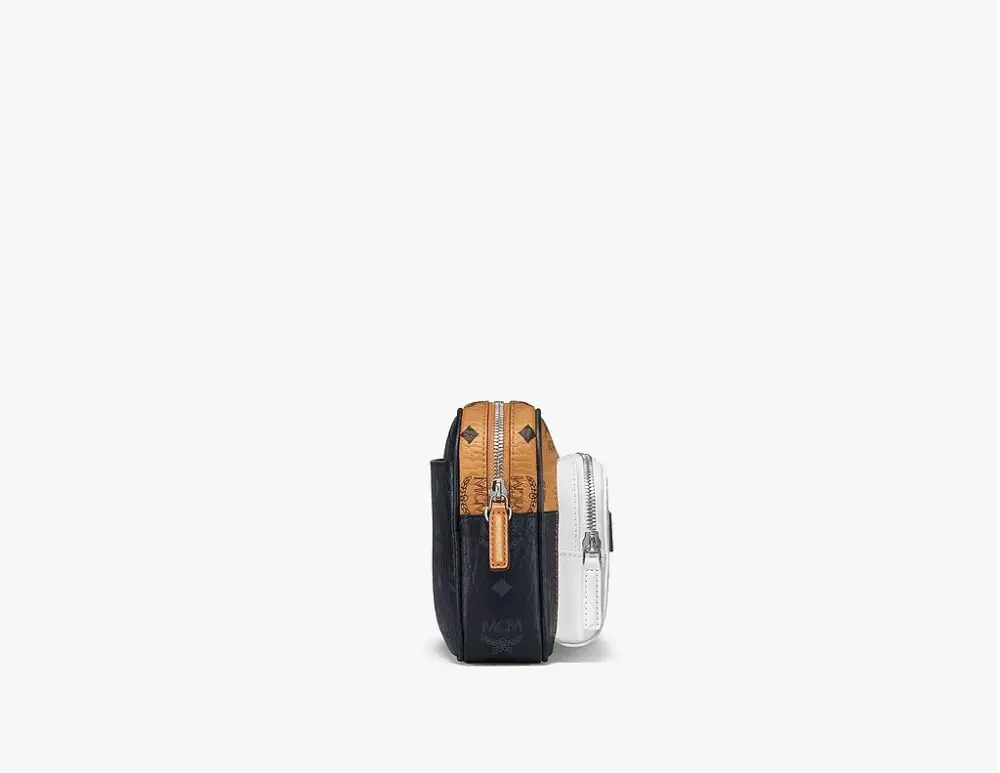 Túi MCM Klassik Crossbody In Visetos Mix 'White' MMRBSKC09WT001 - Ảnh 4